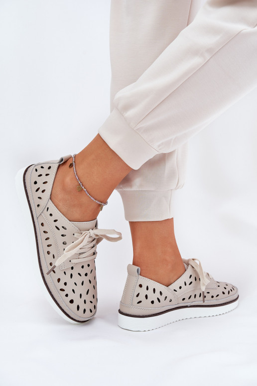 apavi Āda Sieviešu S.Barski LR51-610 smilšu krāsas