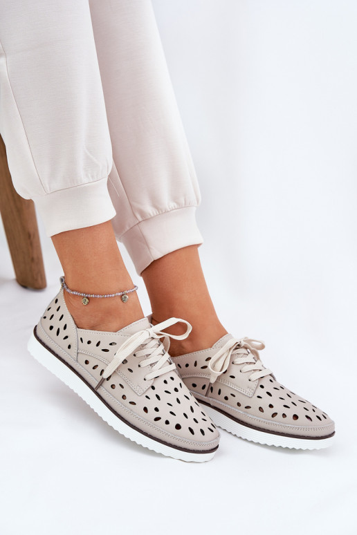 apavi Āda Sieviešu S.Barski LR51-610 smilšu krāsas