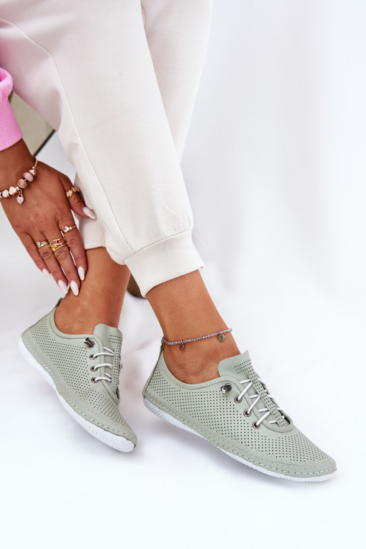 apavi Sieviešu Izgatavota no dabīgas ādas Artiker 54C0833 zaļas krāsas apavi Sieviešu Izgatavota no dabīgas ādas Artiker 54C0833 zaļas krāsas