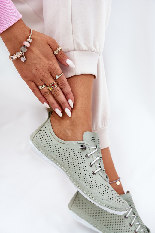 apavi Sieviešu Izgatavota no dabīgas ādas Artiker 54C0833 zaļas krāsas apavi Sieviešu Izgatavota no dabīgas ādas Artiker 54C0833 zaļas krāsas