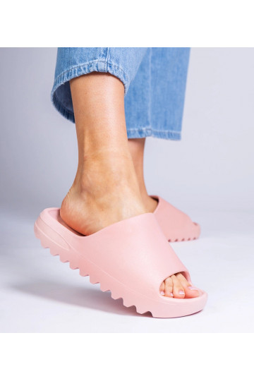 Rozā gumijas sieviešu čības... 2