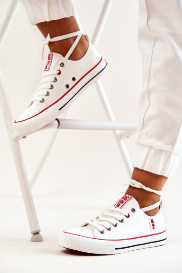 Sieviešu Auduma brīvā laika apavi BIG STAR JJ274123 baltas krāsas