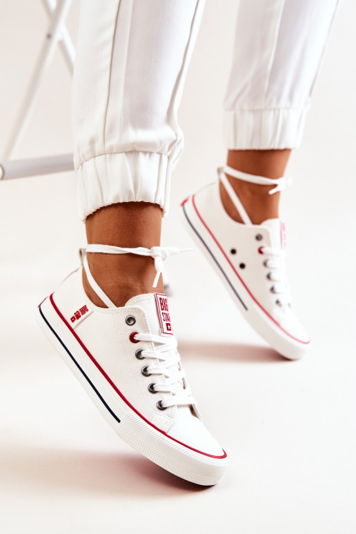 Sieviešu Auduma brīvā laika apavi BIG STAR JJ274123 baltas krāsas