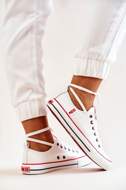 Sieviešu Auduma brīvā laika apavi BIG STAR JJ274123 baltas krāsas