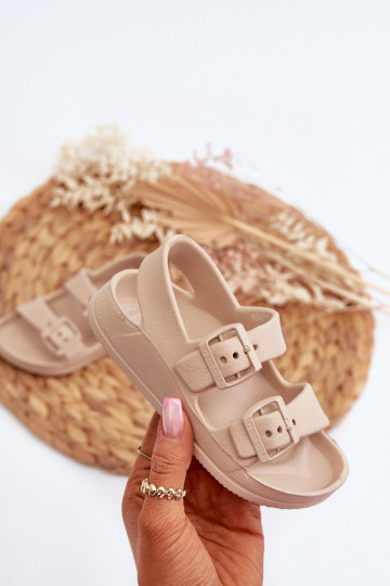 Čības Bērnu apavi Gaisma ar sprādzēm BIG STAR NN374544 smilšu krāsas 2