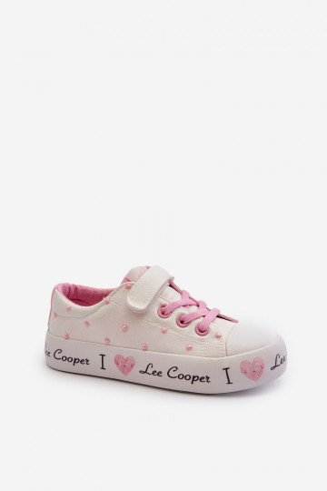 Baltie bērnu brīvā laika apavi Lee Cooper LCIN-24-02-2159