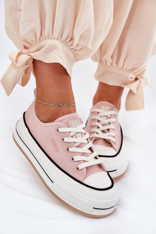 Sieviešu apavi Big Star NN274207 rozā krāsā