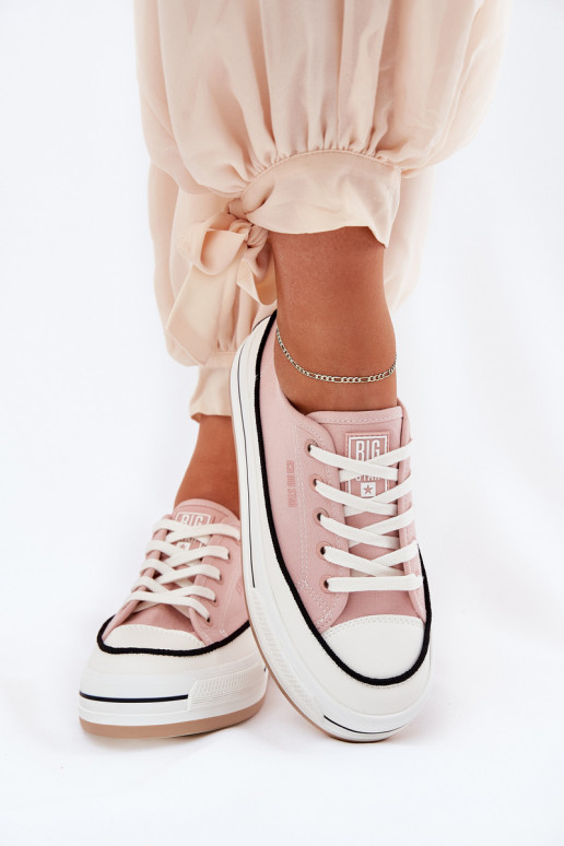 Sieviešu apavi Big Star NN274207 rozā krāsā