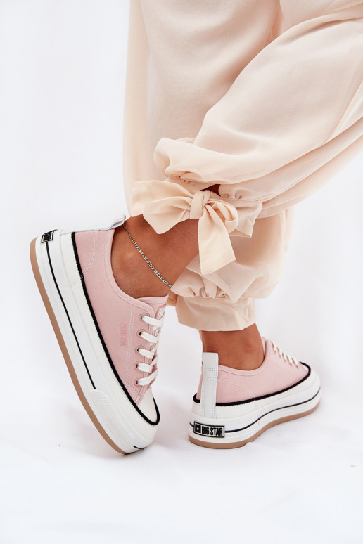 Sieviešu apavi Big Star NN274207 rozā krāsā