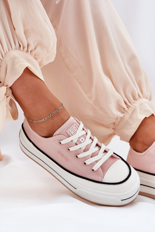 Sieviešu apavi Big Star NN274207 rozā krāsā