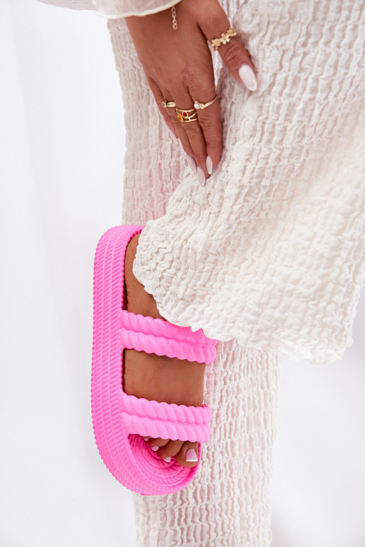 Vieglas čības uz pirksta Gaisma sieviešu čības ar platformu S.Barski ZK51-001 rozā krāsas Vieglas čības uz pirksta Gaisma sieviešu čības ar platformu S.Barski ZK51-001 rozā krāsas