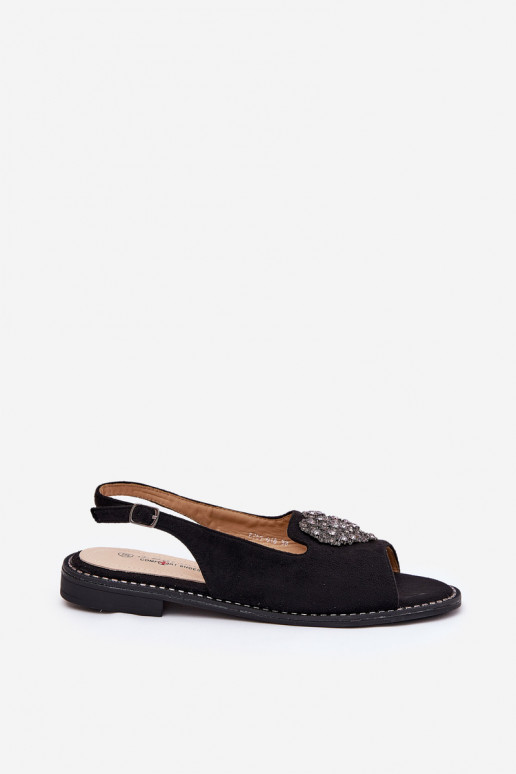 Sieviešu basenes Ar greznu Heartsm S.Barski KV27-018 melnas krāsas Sieviešu basenes Ar greznu Heartsm S.Barski KV27-018 melnas krāsas