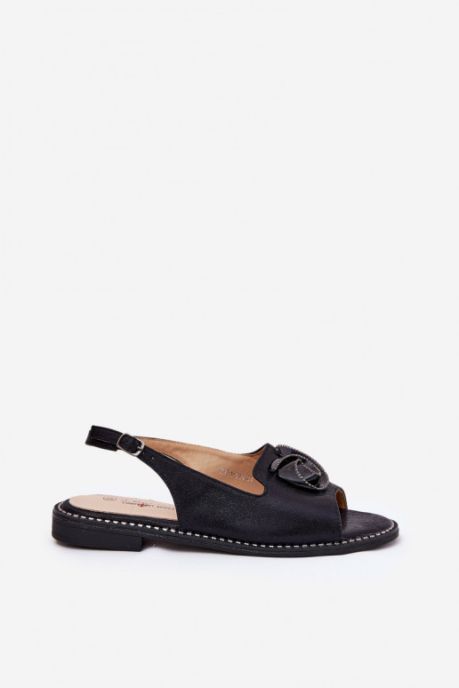 Spīdīgi Sieviešu basenes ar ornamentiem S.Barski KV51-006 melnas krāsas Spīdīgi Sieviešu basenes ar ornamentiem S.Barski KV51-006 melnas krāsas