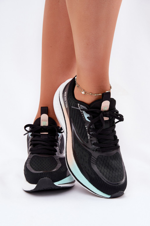 sporta apavi Sieviešu Big Star RR274A160 HI-POLY SYSTEM melnas krāsas