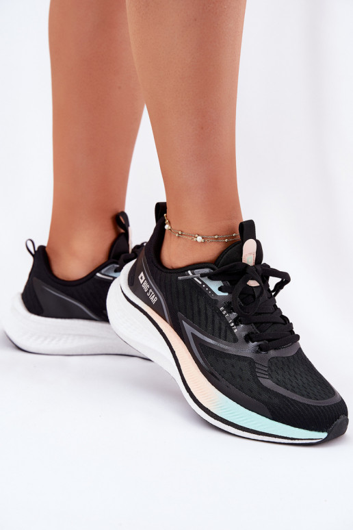 sporta apavi Sieviešu Big Star RR274A160 HI-POLY SYSTEM melnas krāsas