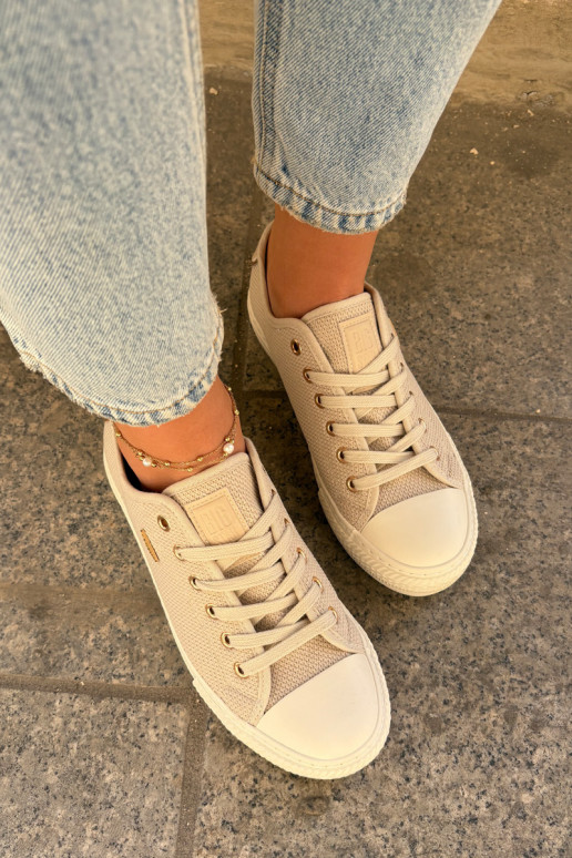 Auduma sieviešu puszābaki Big Star RR274767 smilšu krāsas