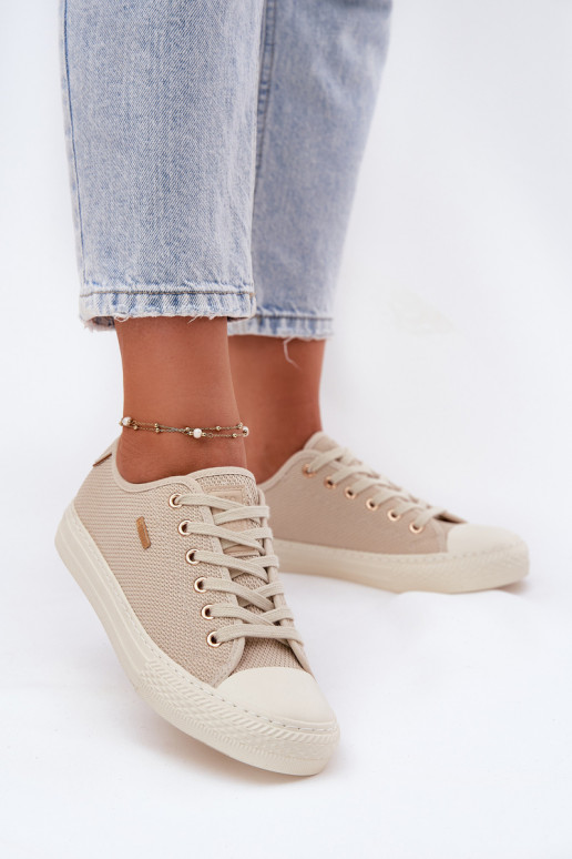 Auduma sieviešu puszābaki Big Star RR274767 smilšu krāsas