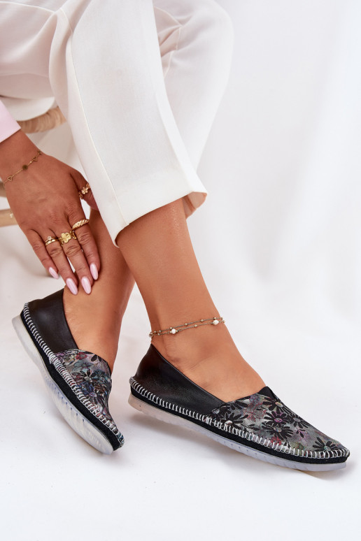 Balerīnas ar rakstiem Tā irciejka T1930-39 melnas krāsas Balerīnas ar rakstiem Tā irciejka T1930-39 melnas krāsas