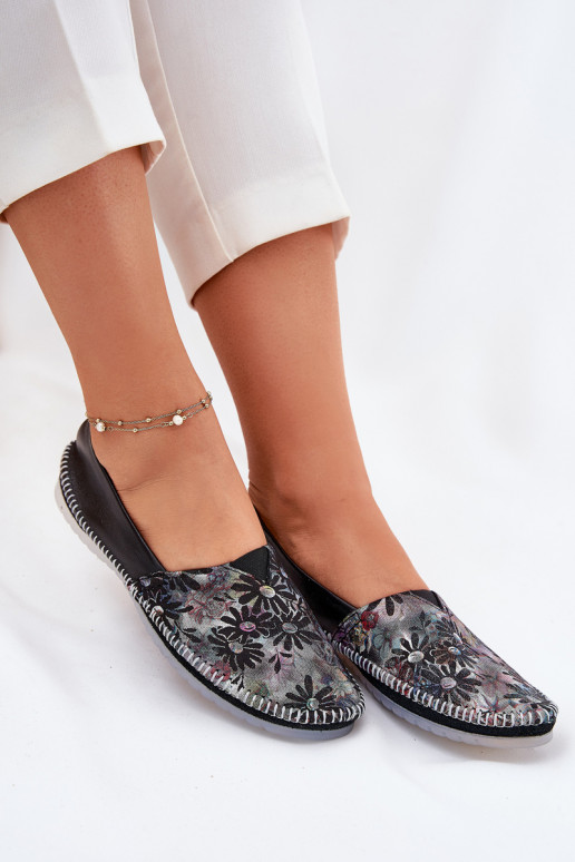 Balerīnas ar rakstiem Tā irciejka T1930-39 melnas krāsas Balerīnas ar rakstiem Tā irciejka T1930-39 melnas krāsas