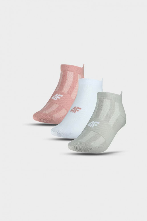 Skarpety TreningoIne Sieviešu 3 Pāris 4FINMM00UFSOF136-90S Dažādu krāsu Skarpety TreningoIne Sieviešu 3 Pāris 4FINMM00UFSOF136-90S Dažādu krāsu