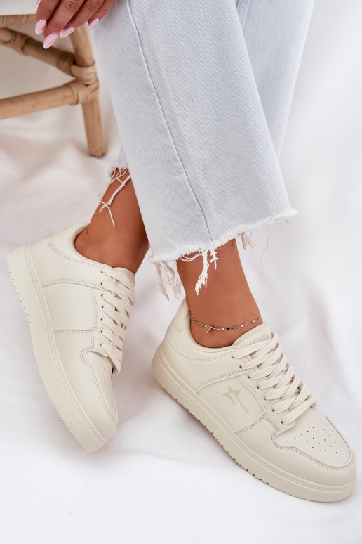 Sneakers modeļa apavi Sieviešu Big Star RR274A243 HI-POLY SYSTEM smilšu krāsas