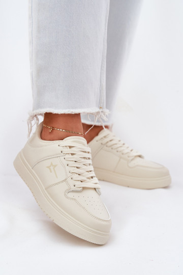 Sneakers modeļa apavi Sieviešu Big Star RR274A243 HI-POLY SYSTEM smilšu krāsas 2