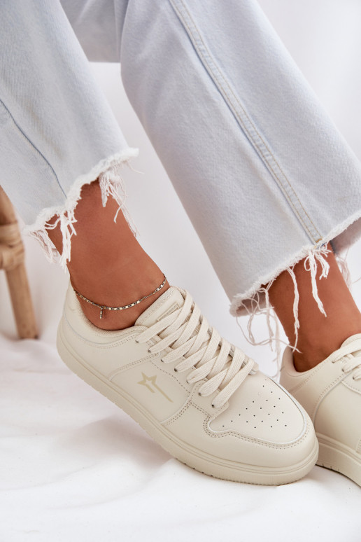 Sneakers modeļa apavi Sieviešu Big Star RR274A243 HI-POLY SYSTEM smilšu krāsas