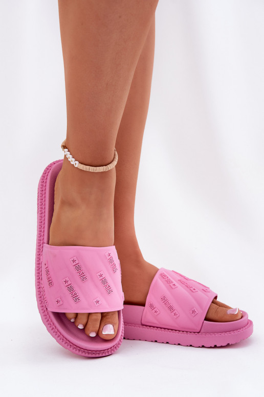 sieviešu čības ar platformu Big Star RR274A541 Rozā krāsas