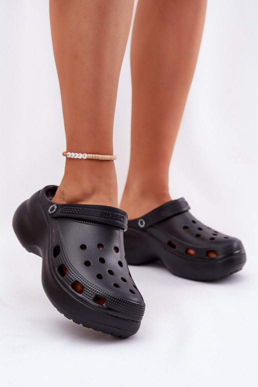 Vieglas čības uz pirksta sieviešu čības Uz masīvas zoles Big Star RR274A118 melnas krāsas Vieglas čības uz pirksta sieviešu čības Uz masīvas zoles Big Star RR274A118 melnas krāsas