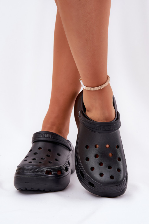 Vieglas čības uz pirksta sieviešu čības Uz masīvas zoles Big Star RR274A118 melnas krāsas Vieglas čības uz pirksta sieviešu čības Uz masīvas zoles Big Star RR274A118 melnas krāsas