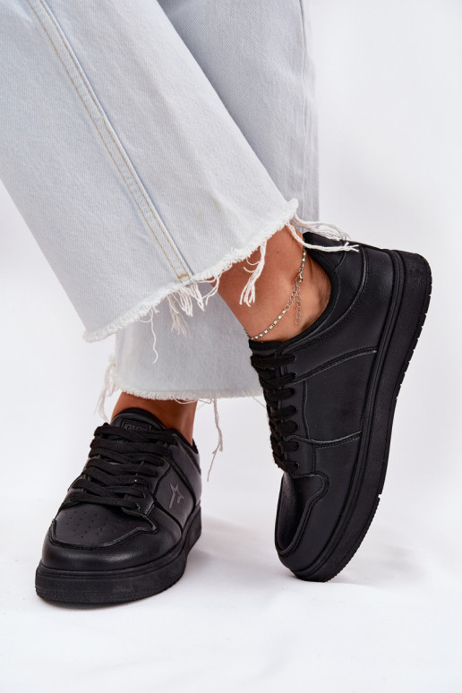 Sneakers modeļa apavi Sieviešu Big Star RR274A242 HI-POLY SYSTEM melnas krāsas