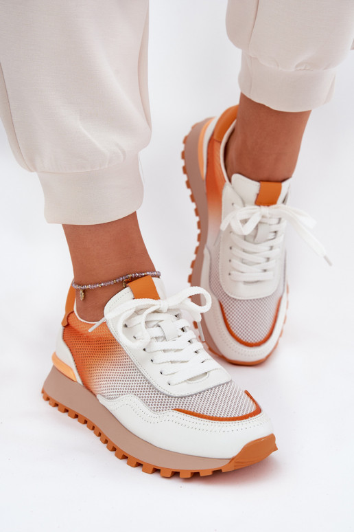 Āda sporta apavi ar tīkliņu Sieviešu... Āda sporta apavi ar tīkliņu Sieviešu...