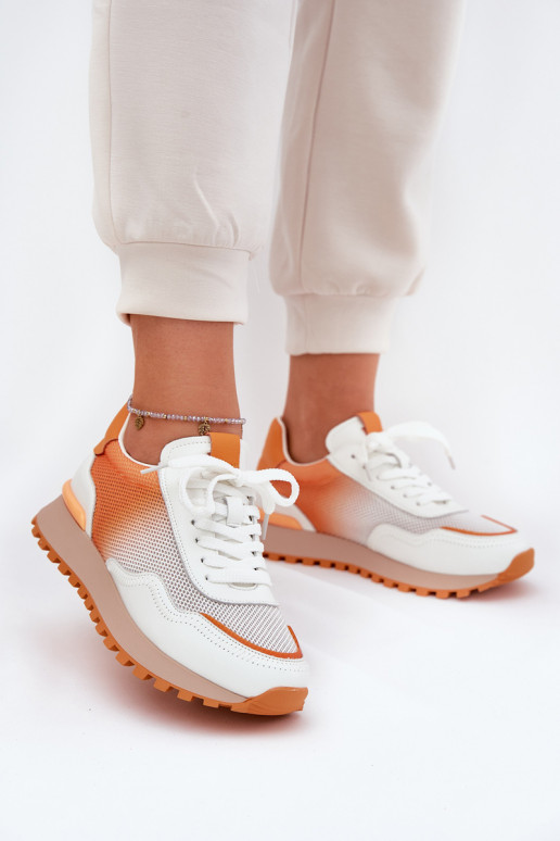 Āda sporta apavi ar tīkliņu Sieviešu... Āda sporta apavi ar tīkliņu Sieviešu...