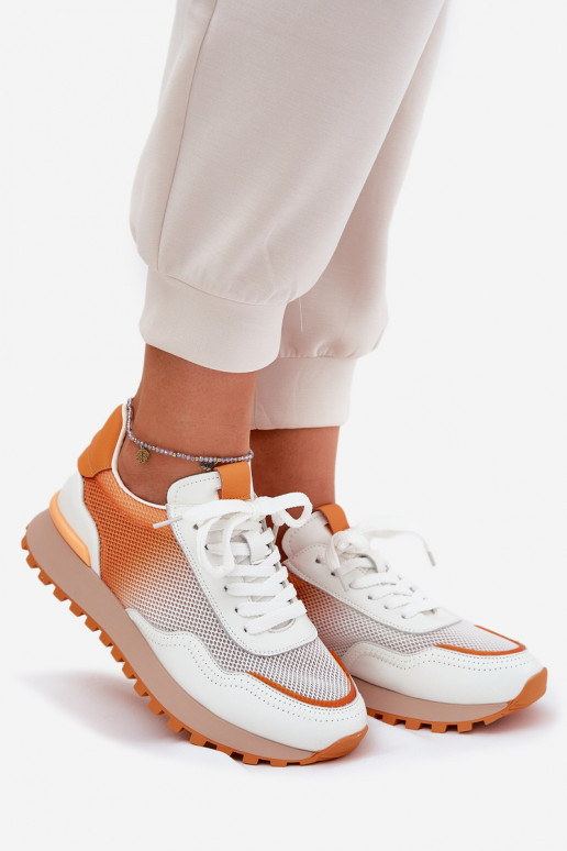 Āda sporta apavi ar tīkliņu Sieviešu... Āda sporta apavi ar tīkliņu Sieviešu...