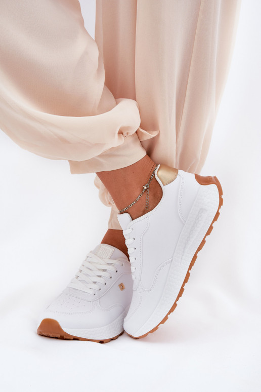 Sieviešu sporta apavi Big Star RR274629 HI-POLY SYSTEM baltā krāsā