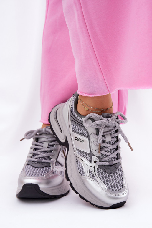 Sieviešu pelēkie sporta apavi Big Star RR274A193