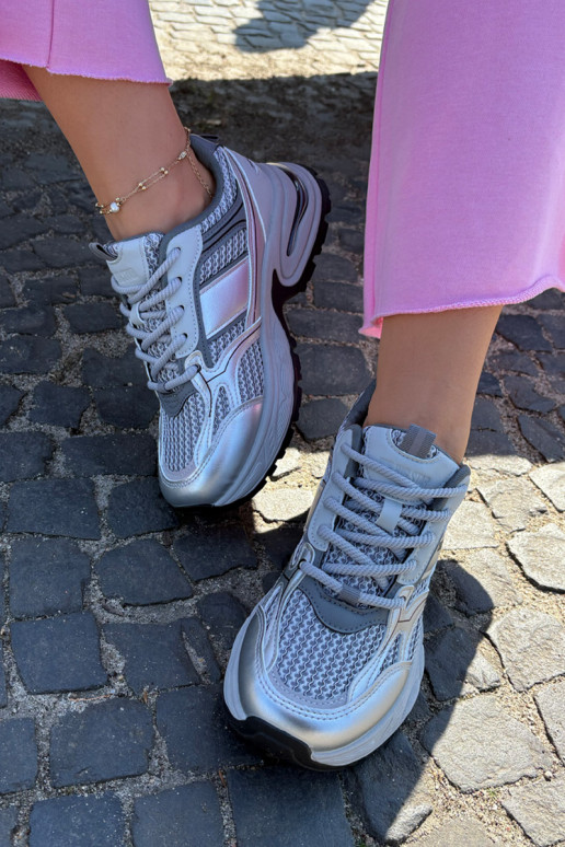 Sieviešu pelēkie sporta apavi Big Star RR274A193