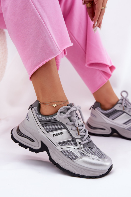 Sieviešu pelēkie sporta apavi Big Star RR274A193