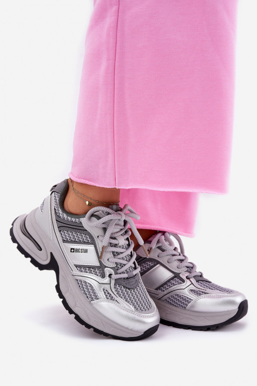 Sieviešu pelēkie sporta apavi Big Star RR274A193