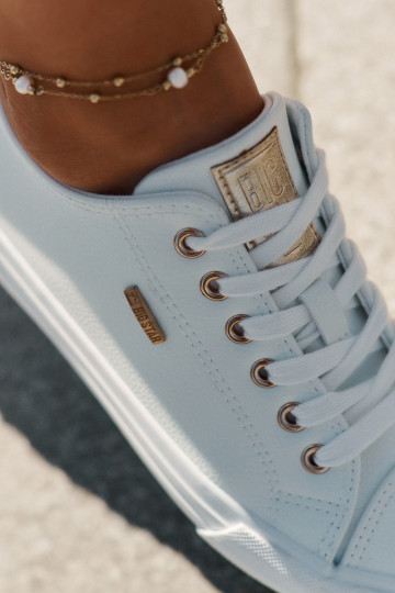 Sieviešu baltie brīvā laika apavi no mākslīgās ādas Big Star RR274748 2