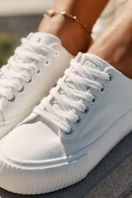 Sieviešu baltie brīvā laika apavi Big Star RR274405