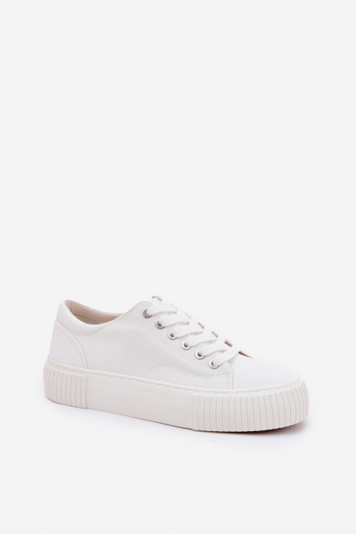 Sieviešu baltie brīvā laika apavi Big Star RR274405