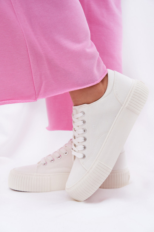 Sieviešu baltie brīvā laika apavi Big Star RR274405