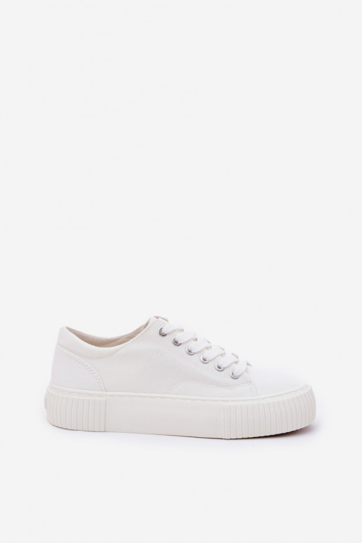 Sieviešu baltie brīvā laika apavi Big Star RR274405