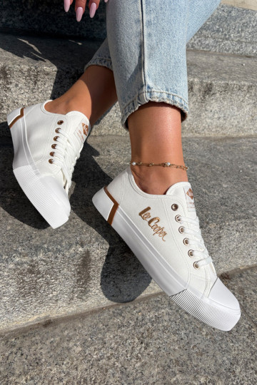 brīvā laika apavi Auduma Sieviešu Lee Cooper LCIN-25-31-3428L baltas krāsas