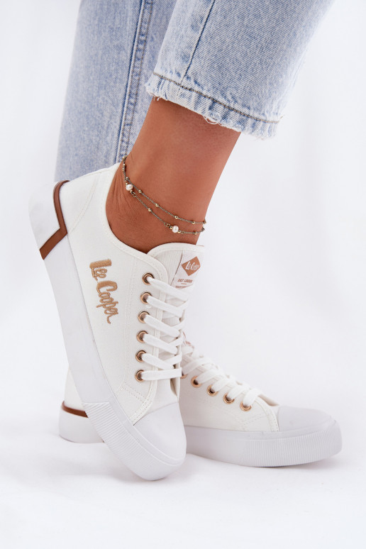 brīvā laika apavi Auduma Sieviešu Lee Cooper LCIN-25-31-3428L baltas krāsas