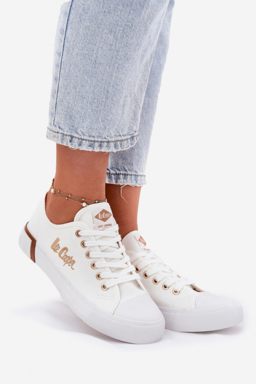 brīvā laika apavi Auduma Sieviešu Lee Cooper LCIN-25-31-3428L baltas krāsas