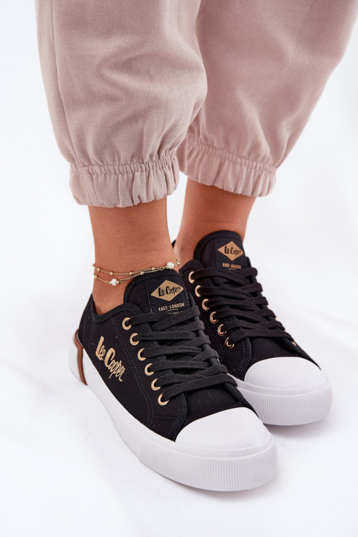 brīvā laika apavi Auduma Sieviešu Lee Cooper LCIN-25-31-3427L melnas krāsas