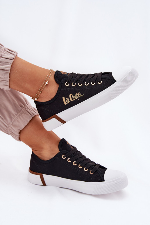 brīvā laika apavi Auduma Sieviešu Lee Cooper LCIN-25-31-3427L melnas krāsas