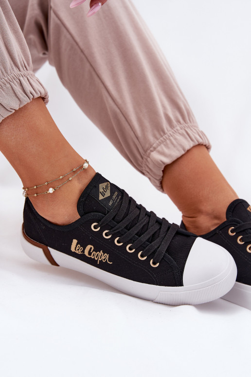 brīvā laika apavi Auduma Sieviešu Lee Cooper LCIN-25-31-3427L melnas krāsas